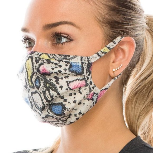 Accessories - COPY - NEW Washable Royal Blue Snake Masks